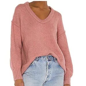 Free People Oversized Free People Brookside Tunic Dusty Rose‎ XL